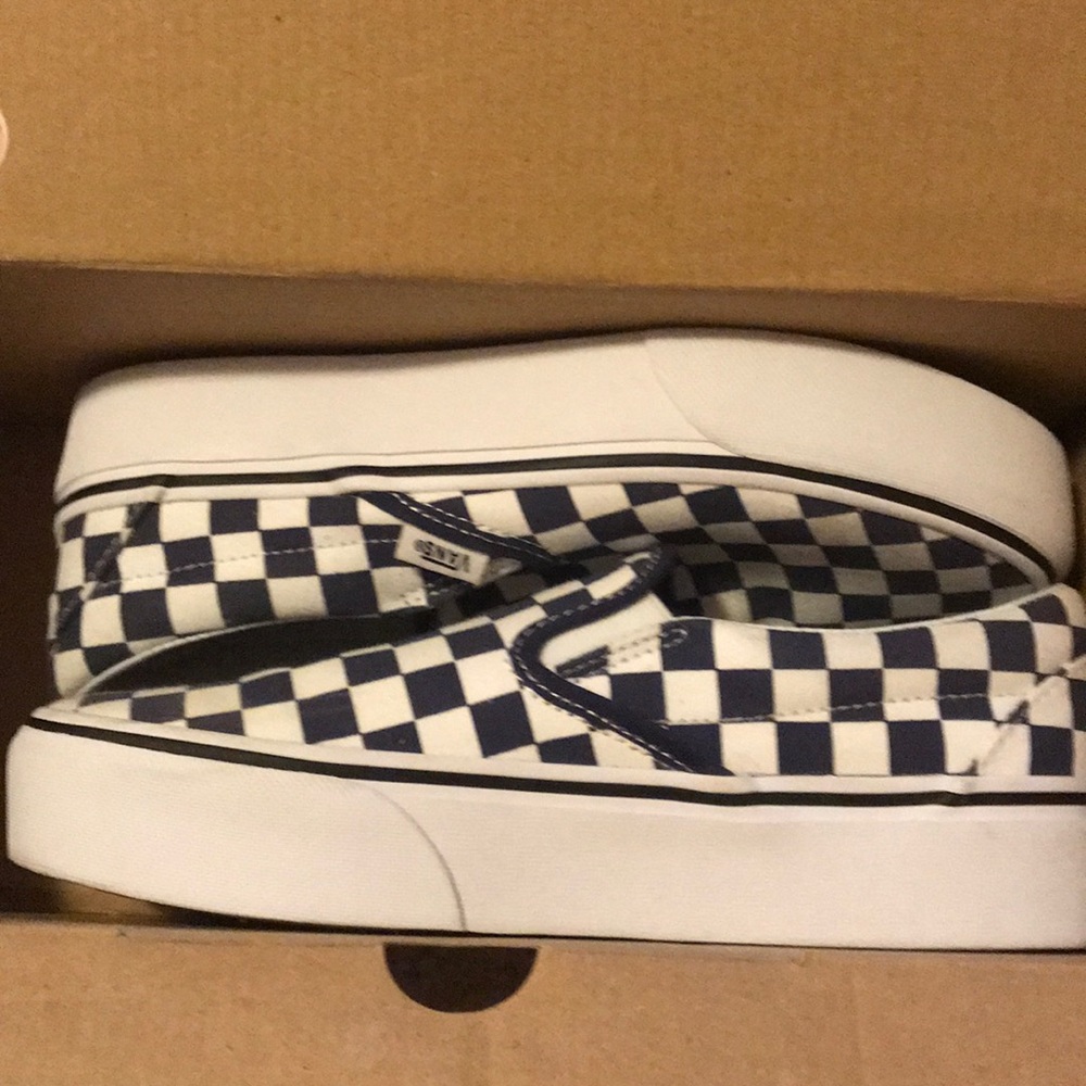 Brand new checkered board vans